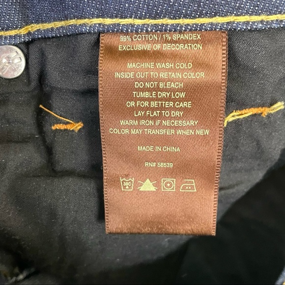 Kut From The Kloth Baby Bootcut Embroidered Dark Blue Denim Jeans 5-Pocket Nice - Picture 13 of 13